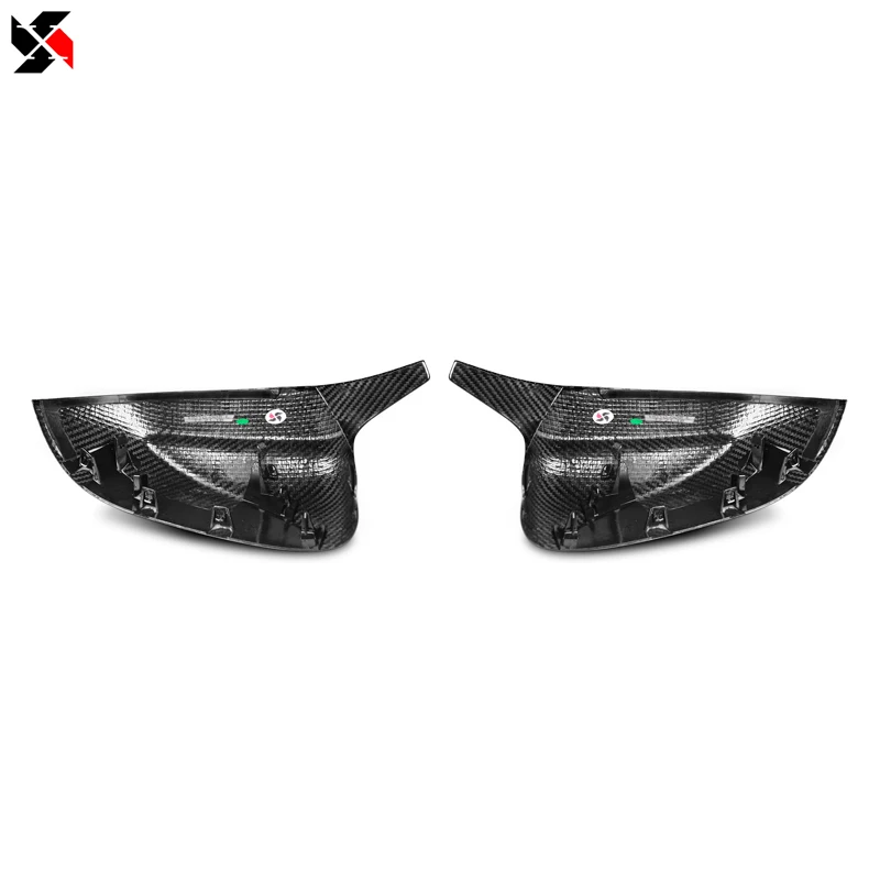 Dry Carbon Fiber Rearview Mirror Covers Caps Car Styling Replacement Shell For BMW X3 X4 X5 X6 X7 G01 G02 G05 G06 G07 G08