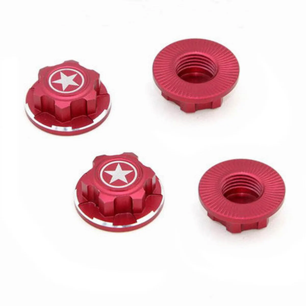 New RC Cars Aluminum 17mm Dustproof Non-slip Anti-Skid Hex Wheel Nuts For 1/8 TRX X-Maxx Summit E-Revo ARRMA Buggy CNC