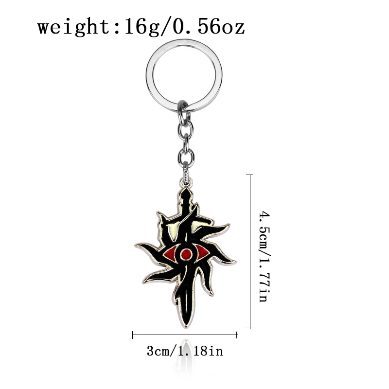 Hot Games Dragon Age 3 Inquisition Mens Alloy Keychain Pendants Men And Women Fashion Jewelry Gifts Colares Colar Masculino