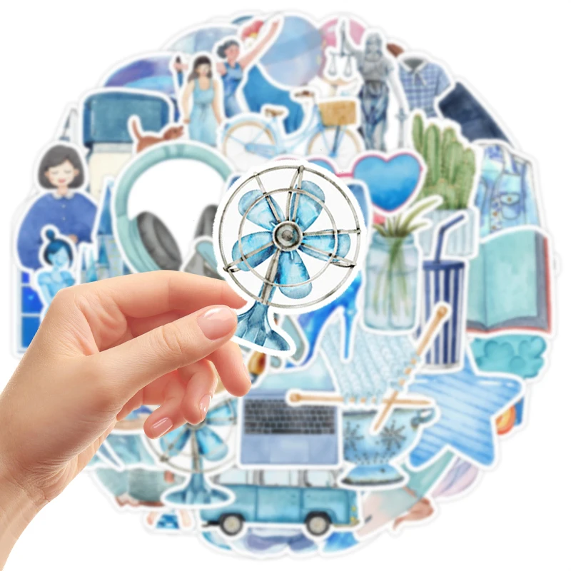 Blue Aesthetic Stic… - image