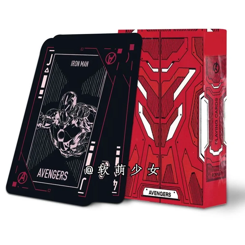 54Pcs Cartoon Iron Man High Definition Playing Cards Family Board Game Competitive Toy Landlord Card Outdoor Entertainment Toys view 6