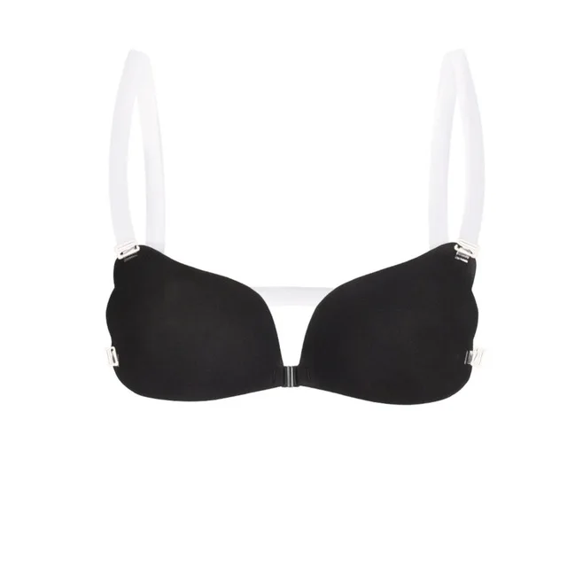 Sujetador Invisible Push Up de silicona para vestido de novia, sujetador mágico con tirantes transparentes, Bralette sin espalda, Top de lencería