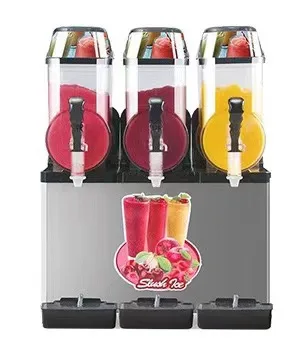 wholesale ice slush machine 12L*3 frozen commercial slushy machine juice smoothie margarita machine frozen drink