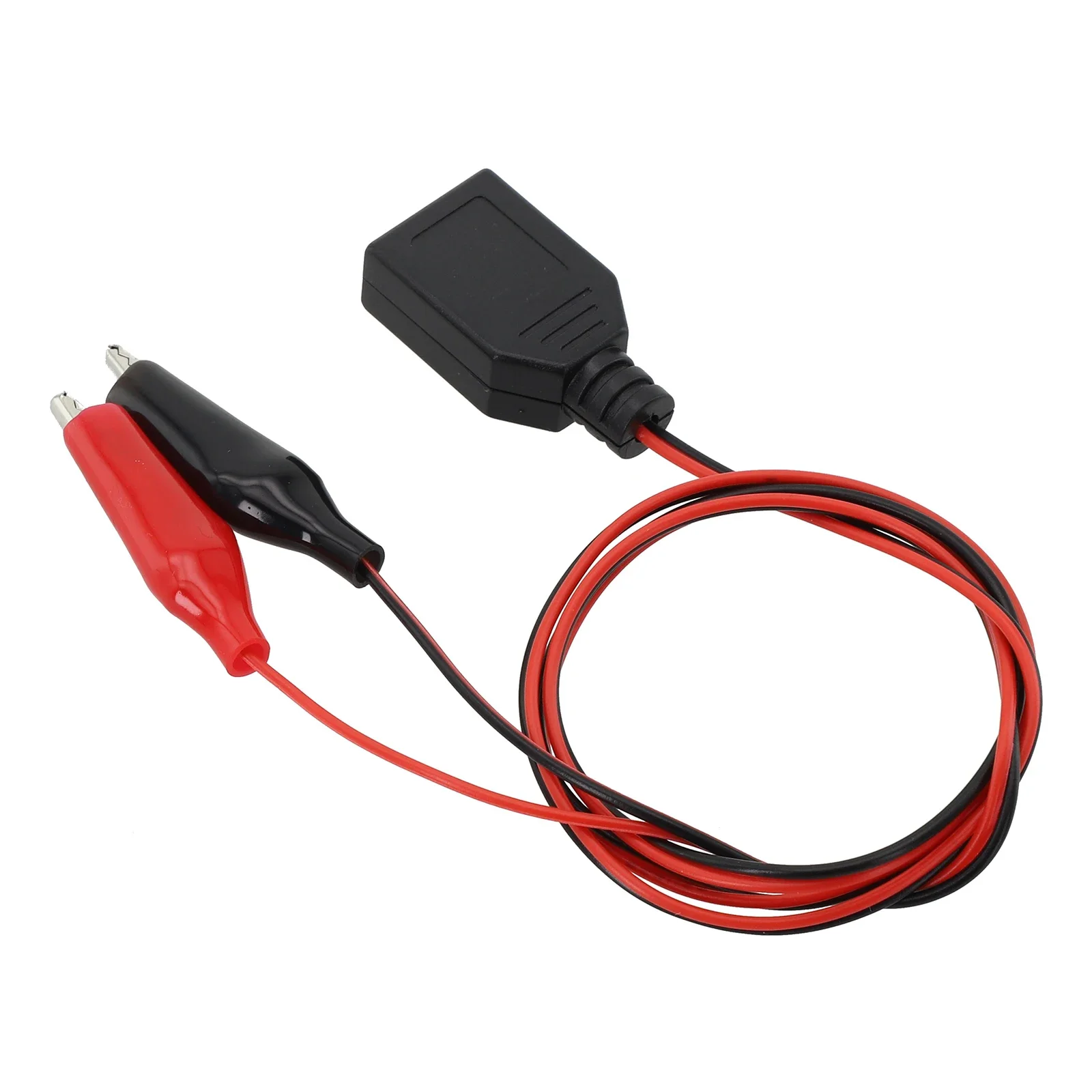 For Alligator Test Clip USB Male to Female Connector Adapter Power Cord for DC Current Transfer to Multimeters and Other Uses