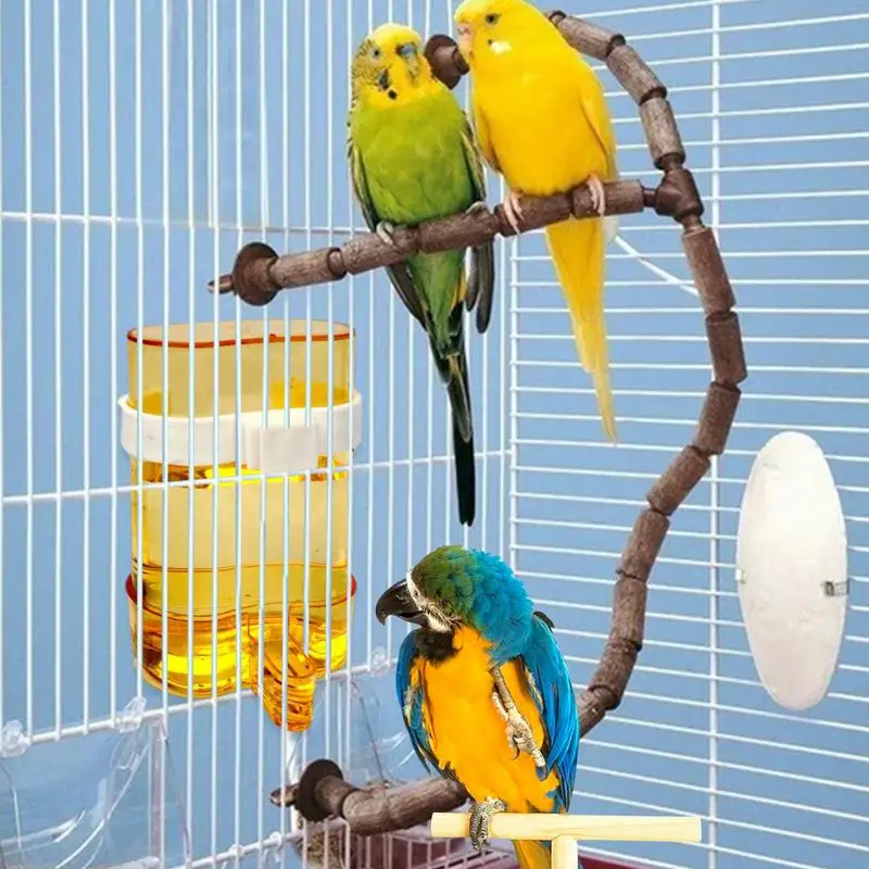 Birds Water Feeders Dispenser Automatic Bird Feeder Automatic Feeder Drinker Hanging Pet Lovebird Feeding Accessories