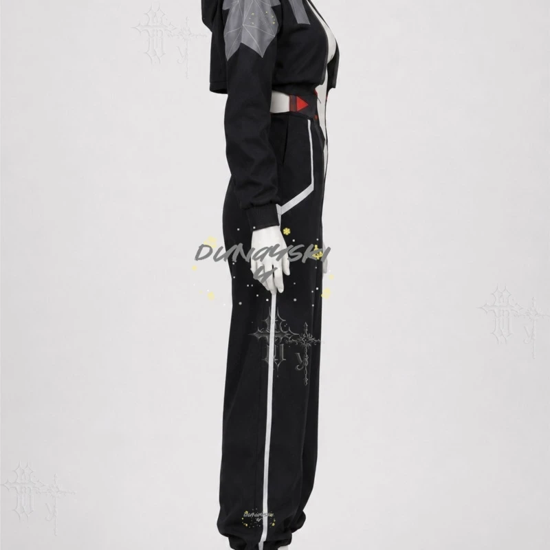 Cyberpunk Edgerunners Talia Yang Full Cosplay Suit Hoodie Cuffed Wide Leg Trousers Anime Halloween Fan Convention Photo Shoot - view 4