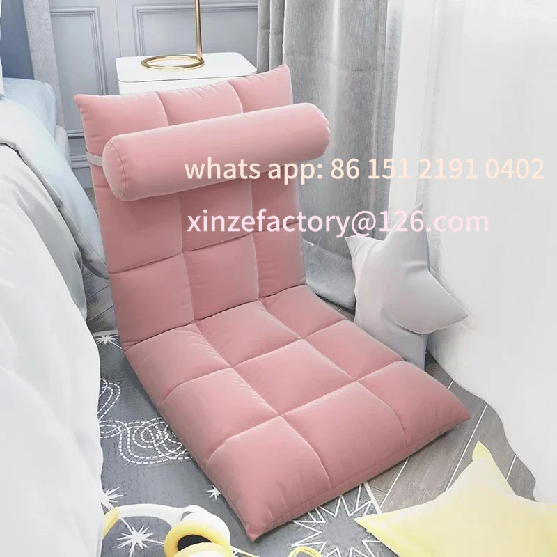 

Customizable Living Room Lazy Sofas Small Apartment Tatami Single Backrest Lounge Chair Bedroom Hotel Balcony