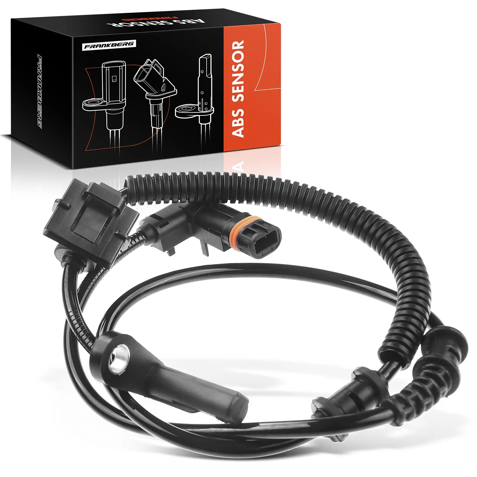Frankberg 1x ABS Sensor Hinterachse Rechts für Chrysler 300 C Touring Jeep Commander 2.7L 3.0L 3.5L 4799246AC