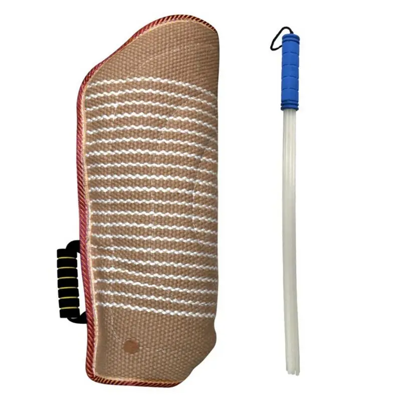 

2022 New Professional Dogs Bit Training Arm Sleeve with Whip Agitation Stick Arm Protect