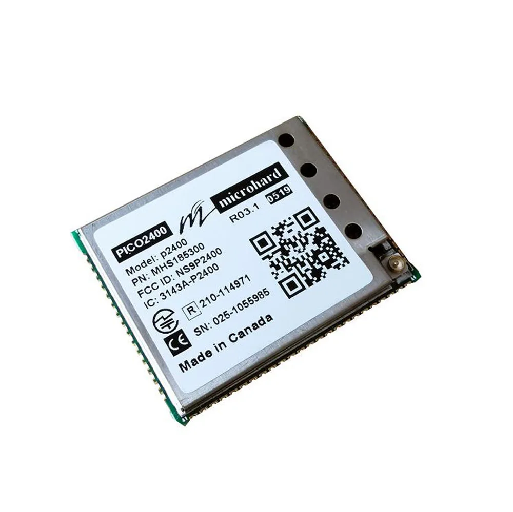 Microhard P2400 P2400 1W 2.4 GHz ISM Flight Control Telemetry Radio Wireless Module MHS185300