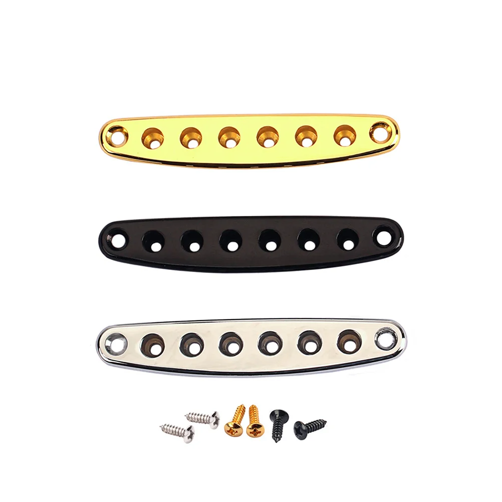 

3Pcs Guitar String Ferrules Bass Guitar Metal Electroplated Large Thick String Replacement Accessories Ferrules