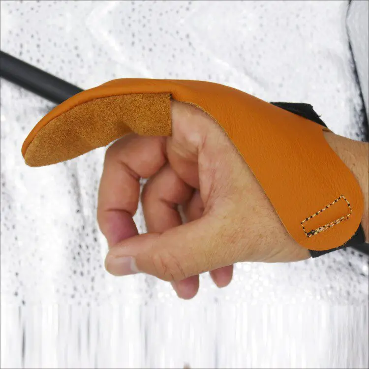 Head Layer Cowhide Japanese Single Finger Fishing Gloves for Fishing on Sea Poles, Luya Fishing Gloves