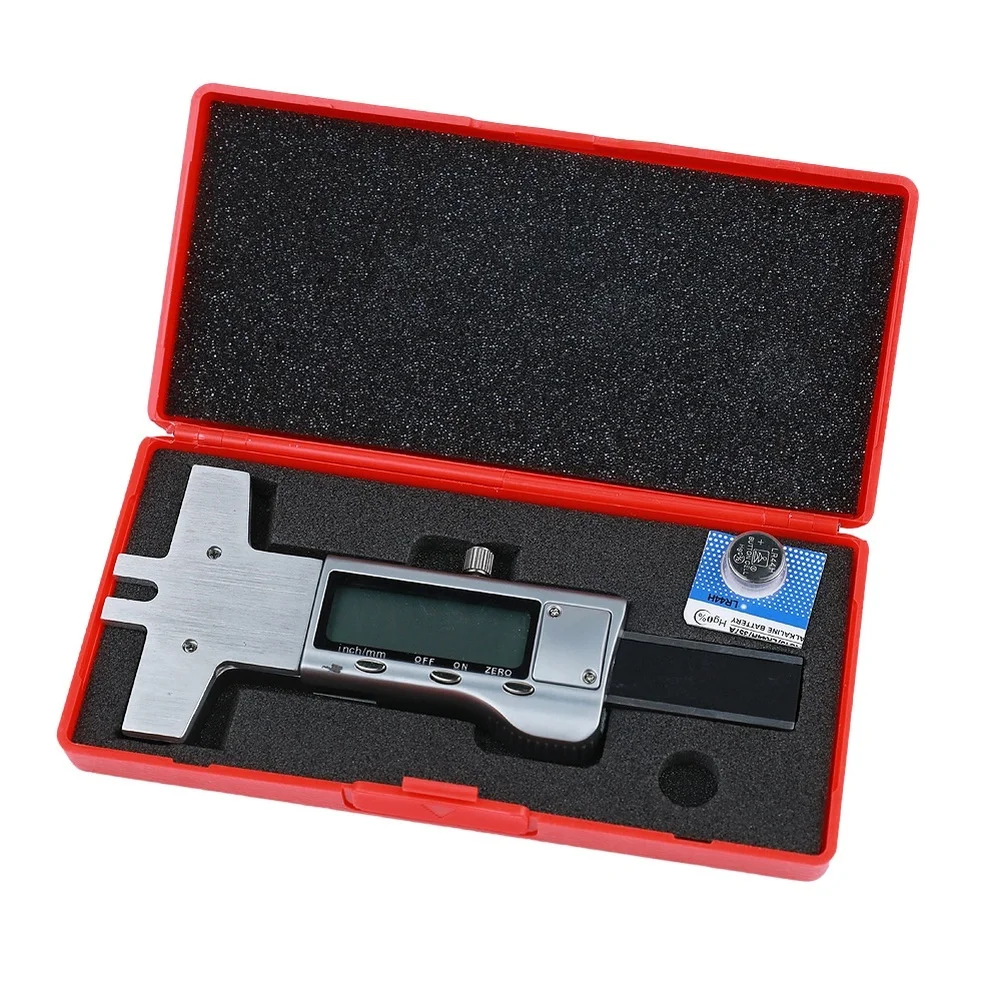 Digital Guitar String Action Ruler Height Gauge Metal Inch MM For Zero For Reset For Acoustic Electric Classical Guitar Repair T