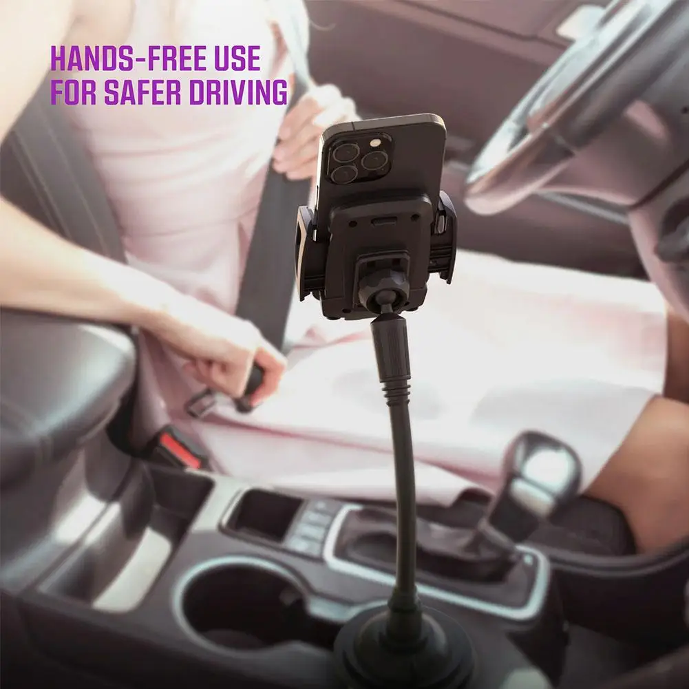 Car Phone Holder Central Control Cup Mobile Stand 360° Fully Adjustable Gooseneck Universal Phone Stand Accesorios Para Aut P7U8