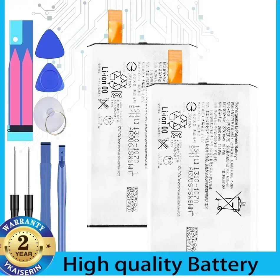 2870mAh New High Quality LIP1657ERPC Battery For Sony Xperia XZ2 Compact XZ2 Mini XZ2Mini H8324 H8314 SO-05K with Free Tools