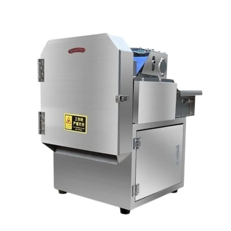 

Commercial Automatic Multi-Function Vegetable & Meat Cutter - Electric Slicer Dicer for Chives Meat Lotus Root Pepper Cabbage