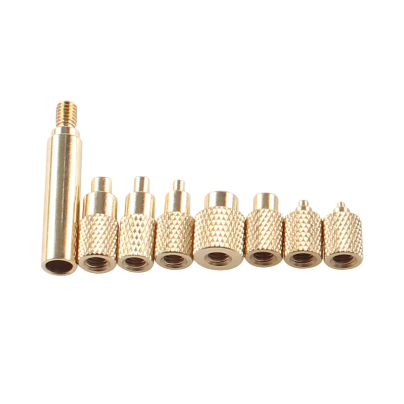 Heat Set Insert Tool M2-M8 Hot Melt Brass Knurled Nut Embedded Insertion Tip Press Adapter936 TS100 TS101 Soldering Iron