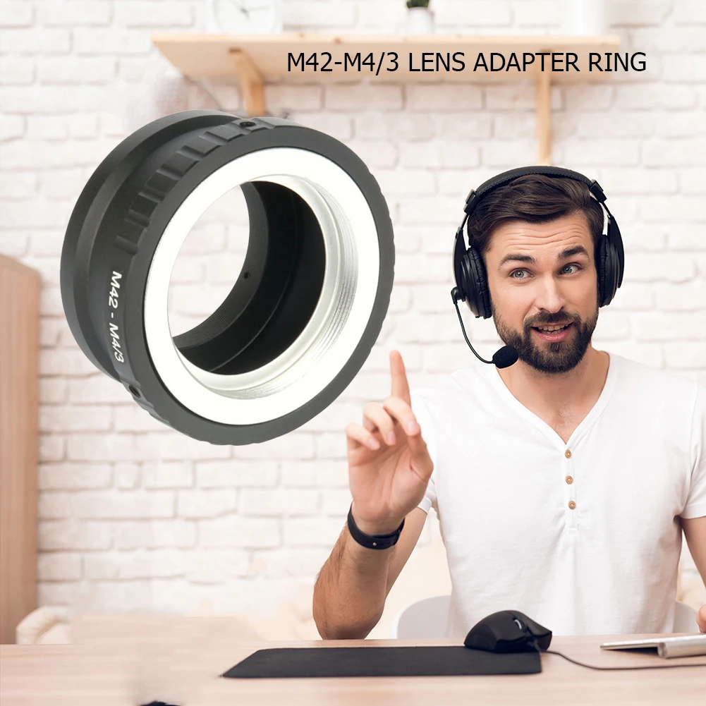 

Адаптер для объектива M42 к Micro 4/3, металлическое крепление для объектива M42, адаптер для крепления объектива Micro 4/3, аксессуары для Panasonic GF3 E-P1 EP3