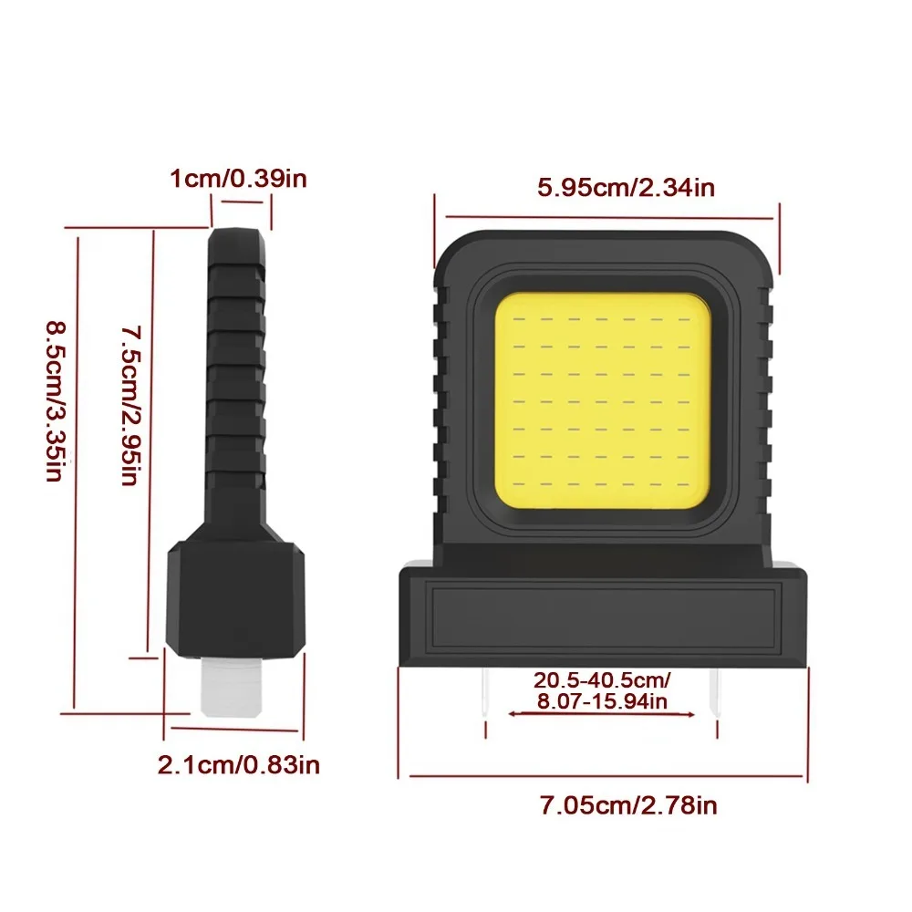 Lithium-Ion Battery Work Light Portable Long-Lasting Strong Light Supply Lighting Work Power Tool Battery Lighting Work Light