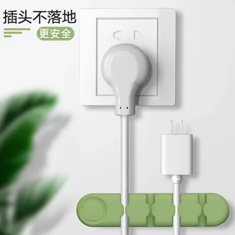 1 Piece Cute Cable Organizers Holder Clips for Desktop Cord Organizers Management Office Home Wholesale