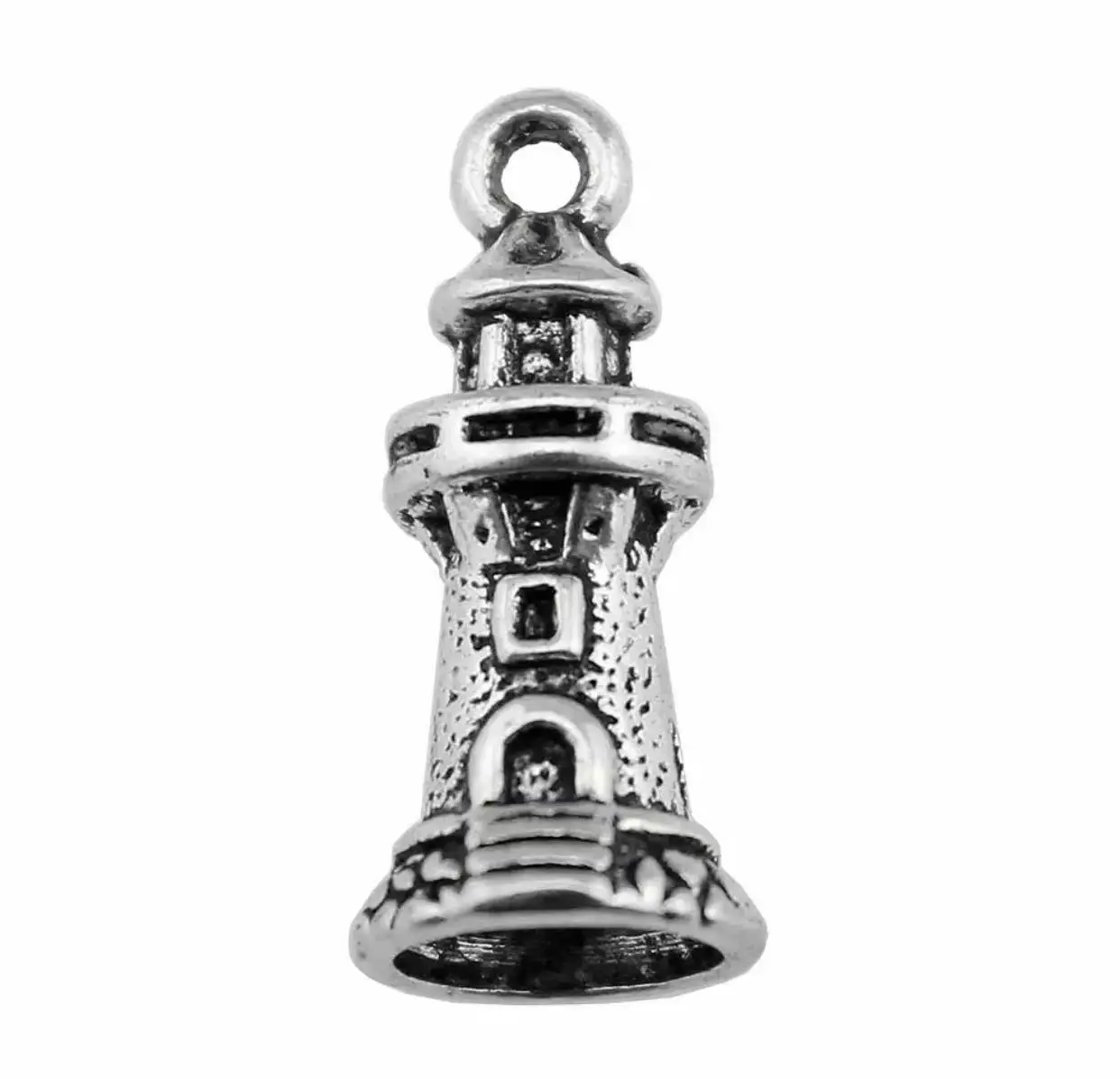 

15pcs 20*9mm Vintage lighthouse design pendants for handmade Zinc alloy metal HW3168
