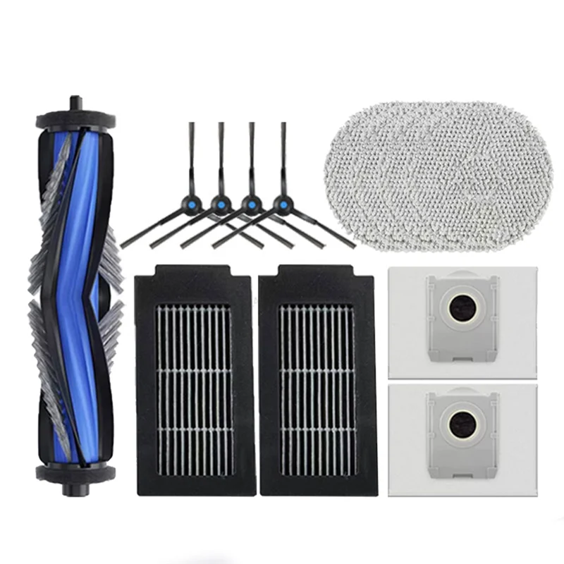BAAO-For Ecovacs T50 PRO OMNI /T50 AUTO DDX67 Vacuum Cleaner Accessories Main Side Brush Mop Cloth HEPA Filter Dust Bag Parts