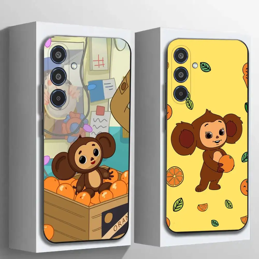 C-Cheburashka-as Phone Case For Samsung Galaxy A12 13 Note 10Pro 20Ultra A20 21 30 31 40 41 A71 72,Matte Soft Back Cover