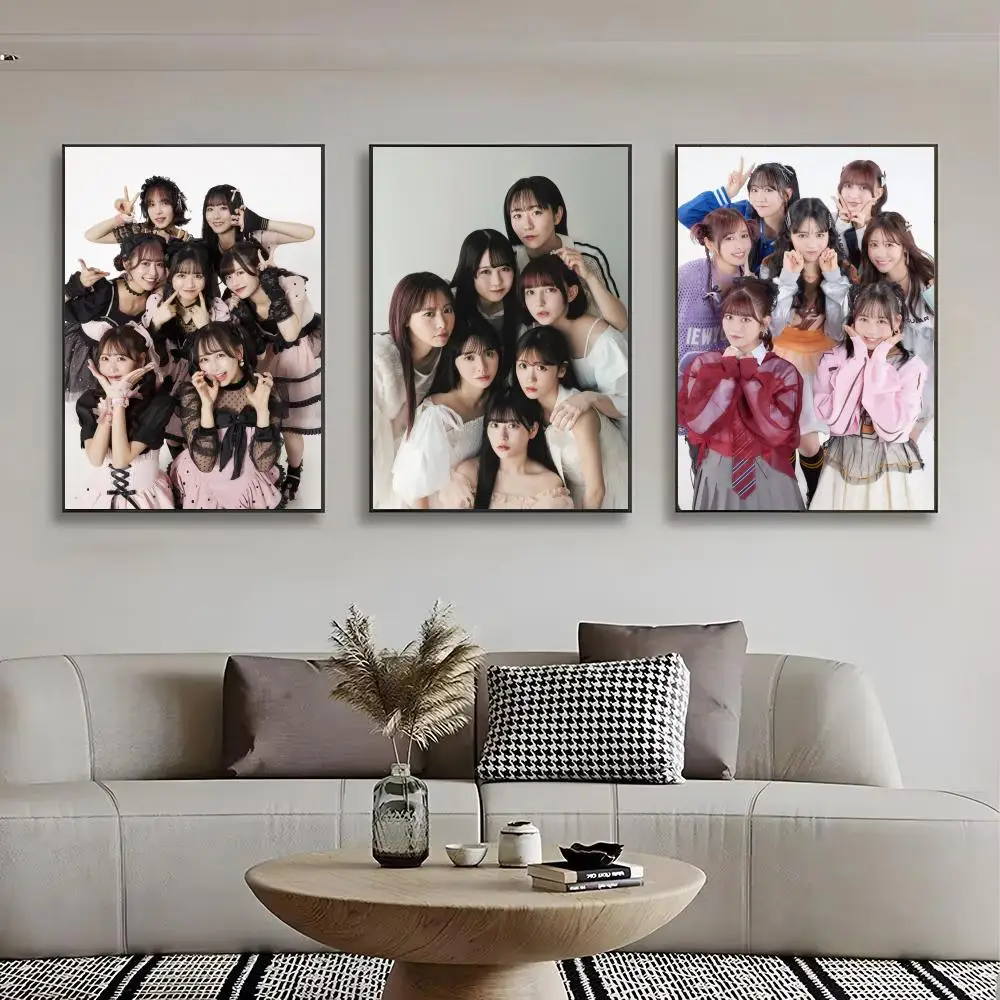 Idol Group F-FRUITS Z-ZIPPER Poster Wall Art Print Art Suitable for Living Room Bedroom Bar Parlor Home Decor Gift