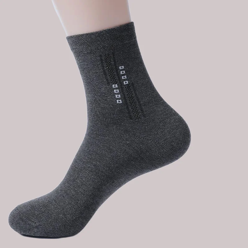 5/10 Pairs Mid-Calf Socks High-End Solid Color Versatile Retro College Style High Quality Anti-Odor and Sweat-Absorbent Socks