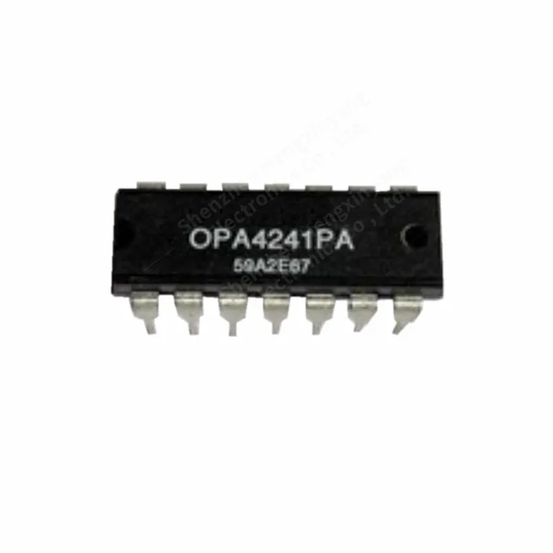 10PCS OPA4241PA package DIP14 single power micropower operational amplifier