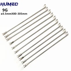36pcs 9G Off-Road Motorcycle/E-Bike Spokes Diameter 3.5mm*160-305mm J Bend Motor Bike  Stainless Steel Spoke Modified Accessorie