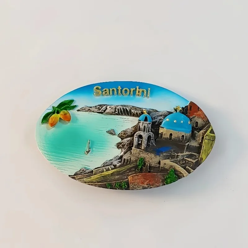 Greece Aegean Sea Travelling Fridge Magnets Rhodes Stag Sculpture Tourism Souvenirs Fridge Stickers Home Decor Wedding Gifts