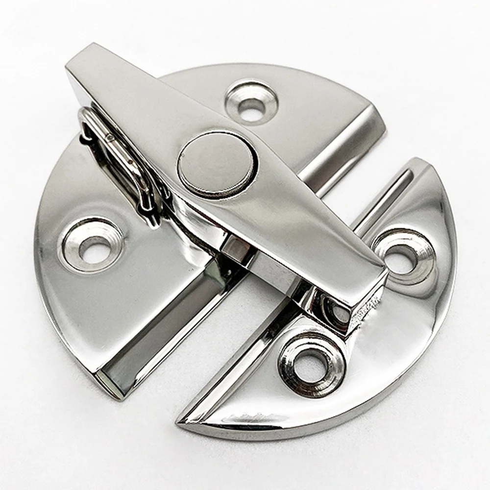 Marine Grade Stainless Steel Boat Door Cabinet Hatch Round Turn Button Twist Catch Latch Marine Hardware Accessories