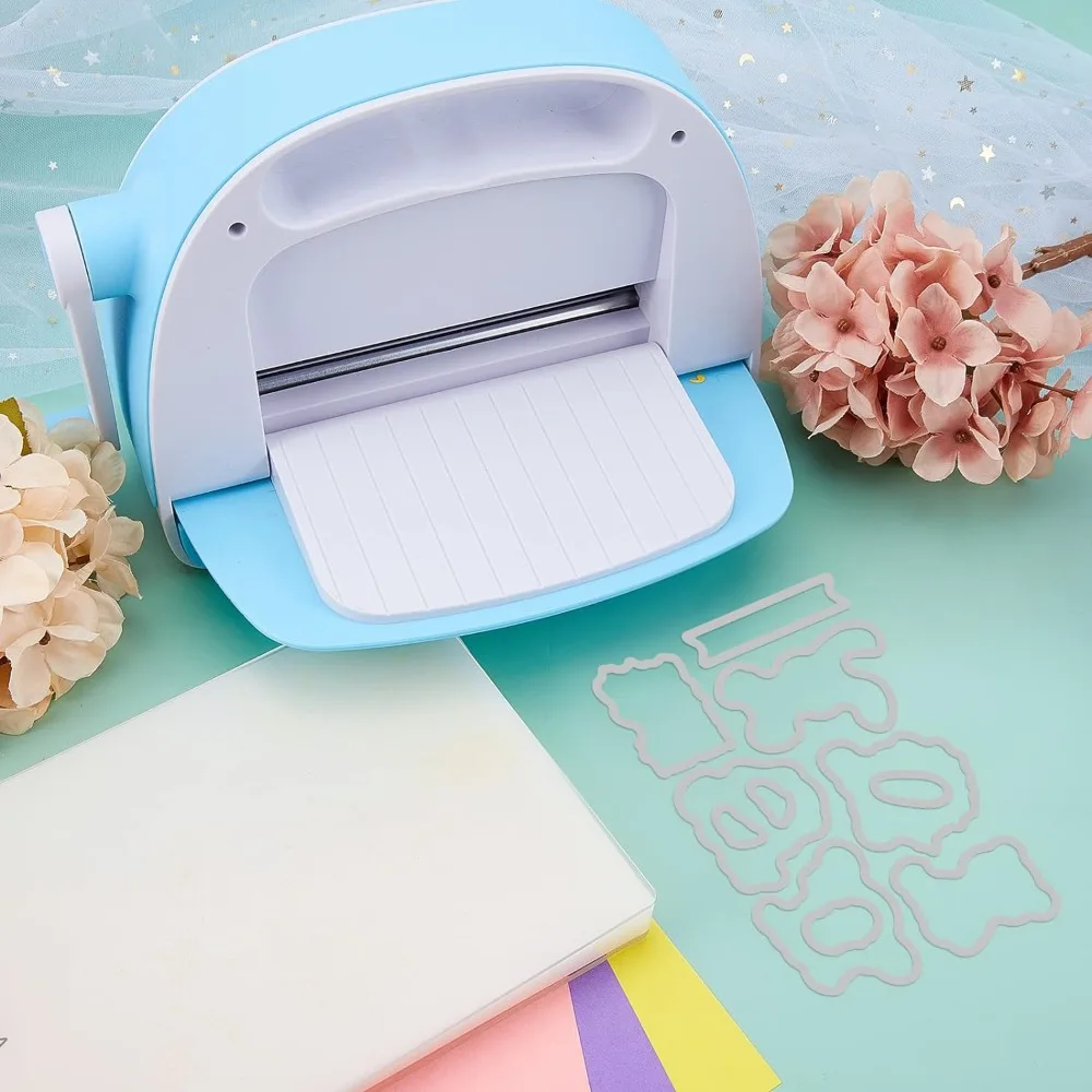1Set People Doll Cut Dies and Clear Stamp Set Bunny Dog Elephant Bear Embossing Template and Silicone Stamp for Card Scrapbook