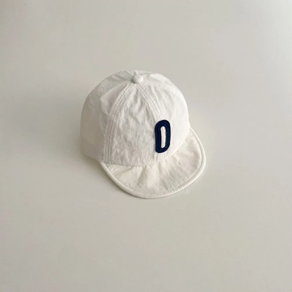 

Korean Summer Letter Baseball Cap Quick-drying Breathable Children Peaked Hat Thin Outdoor Baby Sunscreen Cap 0-3y
