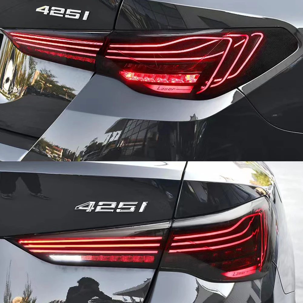 ل BMW 4 سلسلة G22 G82 GTS الضوء الخلفي 420i 430i M440i 2020 -2020 OLED الذيل ضوء الجمعية مع مصابيح الفرامل الخلفية اكسسوارات السيارات