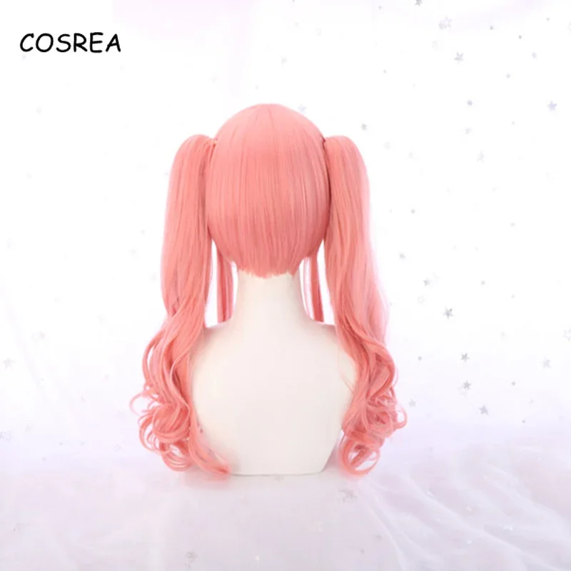 Gioco Fate EXTRA Accessori per costumi cosplay Parrucche lunghe per ragazze Grand Order Tamamo no Mae Cosplay Parrucche ricce per coda di cavallo per donne