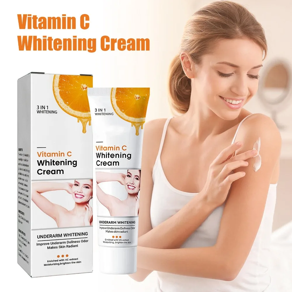 

Brighten Knuckles Body Cream Fade Melanin Vitamin C Brightening Cream for Elbows Knees Armpits Intimate Areas Bleaching Lotion