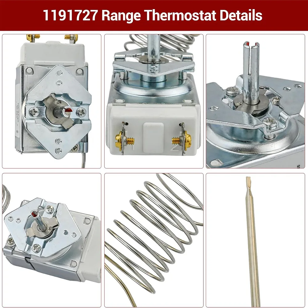 RX-34-60 Oven Thermostat for Southbend Commercial Kitchens For Precise Heat Management 32 cm x 12 cm x 8 cm Silver