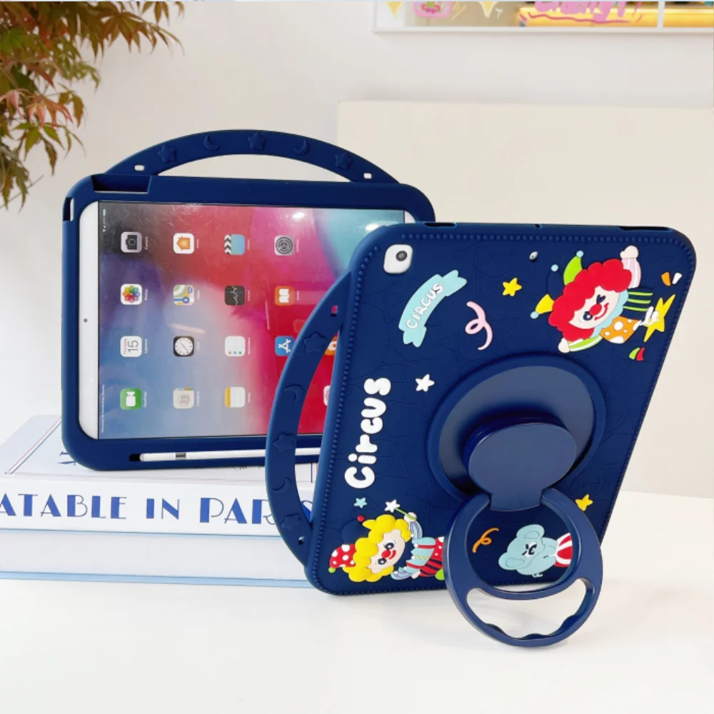 

Kids Joker Case for Xiaomi Redmi Pad SE 11 inch 2023 11" Cute Department Cartoon Tablet Cover with 360° Rotating Stand