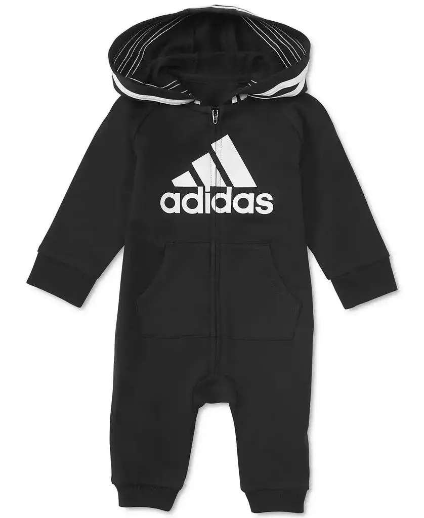 

Adidas|Baby Boys or Baby Girls Logo Full Zip Hooded Coverall