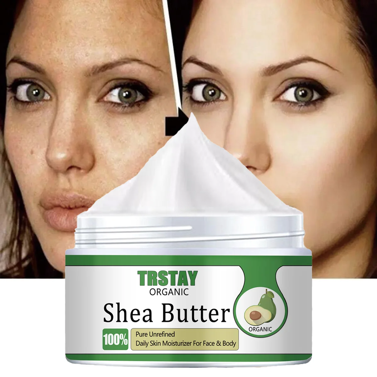 

TRSTAY Органическое масло ши Ежедневный увлажняющий крем для лица и тела Уход за кожей для мамы во время беременности и беременности