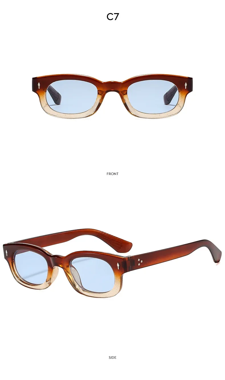 Small Frame Fashion Square Sunglasses for Men and Women