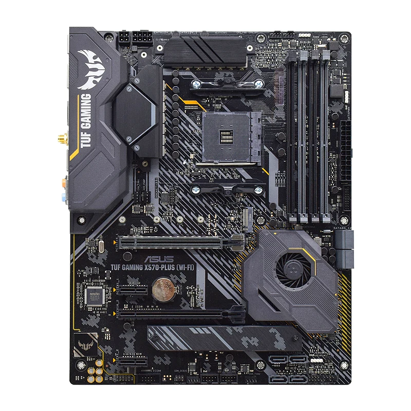 ASUS X570 Motherboard Set Kit with Ryzen 5 5600X CPU TUF GAMING X570-PLUS (WI-FI)  4xDDR4 M.2 NVME HDMI ARGB USBC AM4 Mainboard