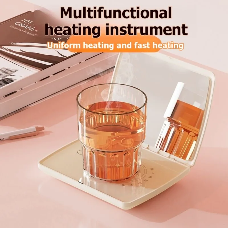 【ELECTRONIC-ACCESSORIES】Multifunctional Facial Mask Machine With Mirror - Portable Smart Constant Temperature Heater For Travel