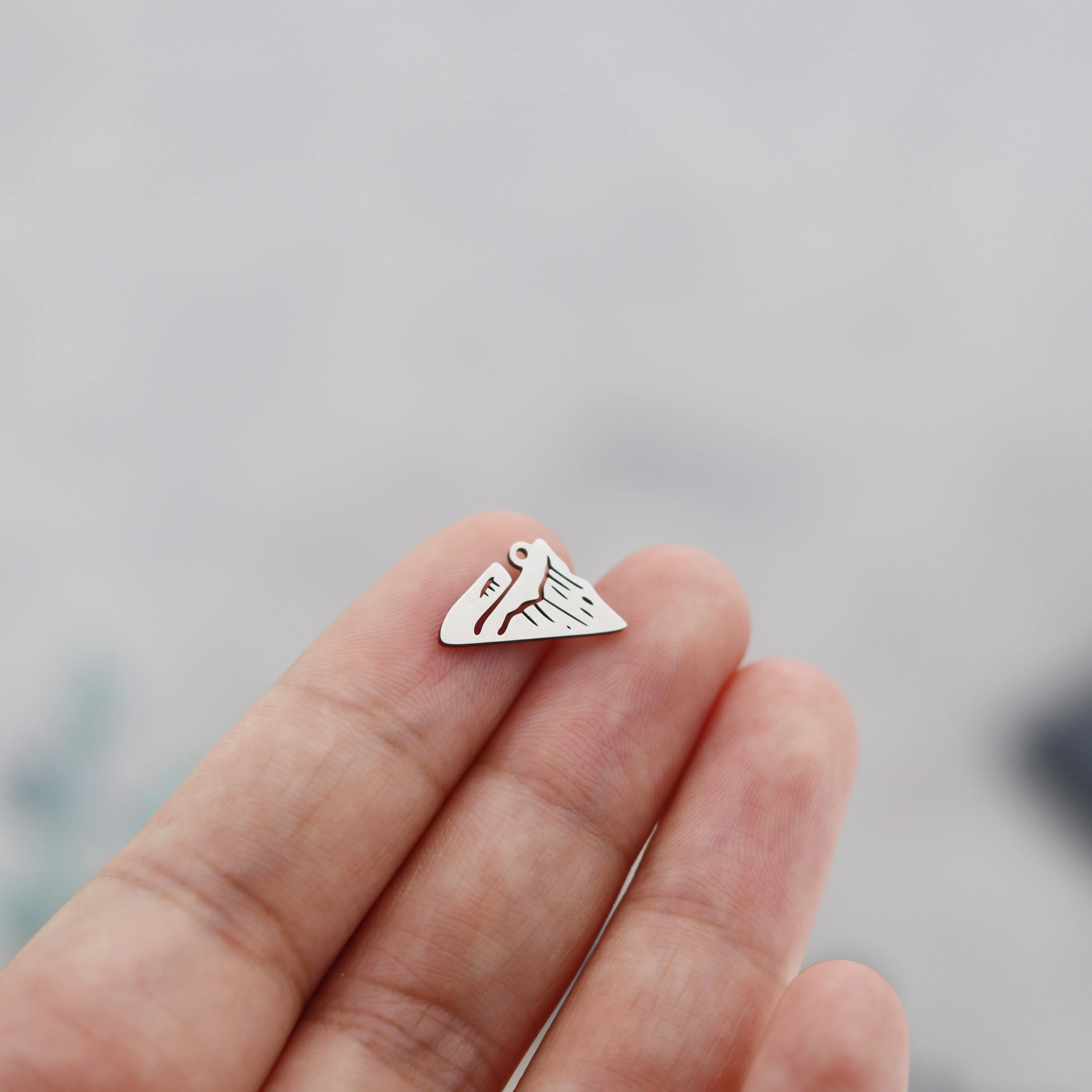 3PCS/LotHiking Adventure Snowy Mountain Pendant Mountain Range Pendant Jewelry Dainty Charm Pendant  for Nature Lover gifts