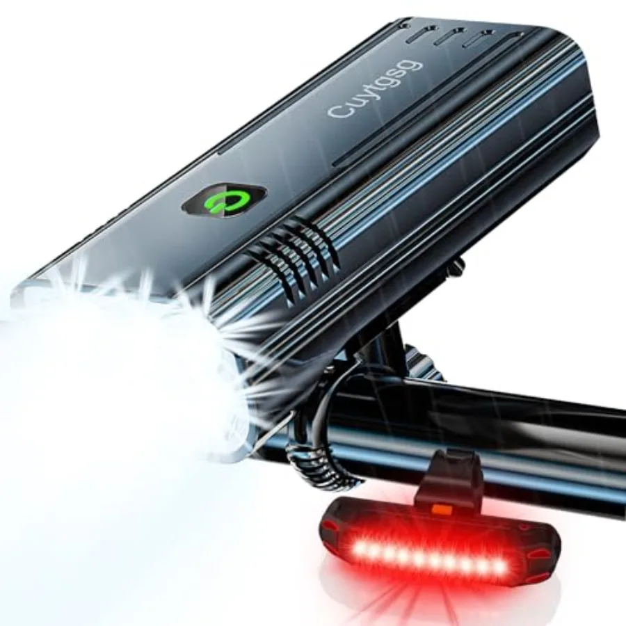 

2026 New 5800 Lumen Bike LightsSuper Bright 6 LED Rechargeable Bicycle Light 10 Mode Headlight Taillight 360°Rotatable Brackt A