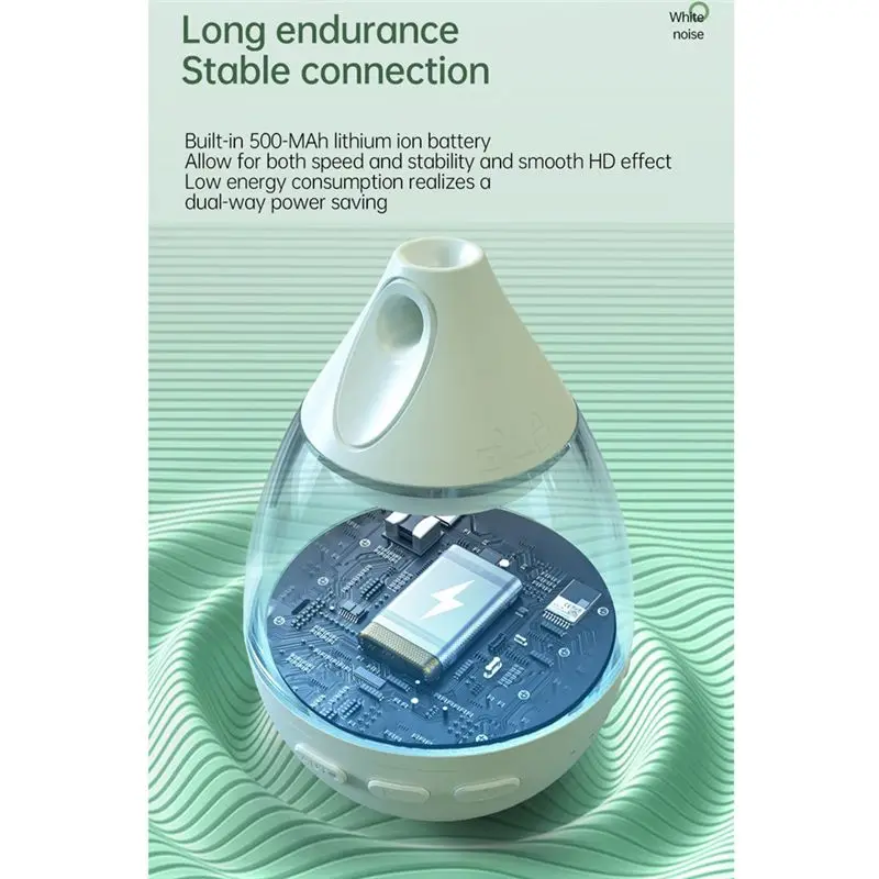 ABMF White Noise Bluetooth Speaker with Auxiliary Sleep Light 26 Soothing Sounds Sleep Aid Machine for Baby Adult Relaxation