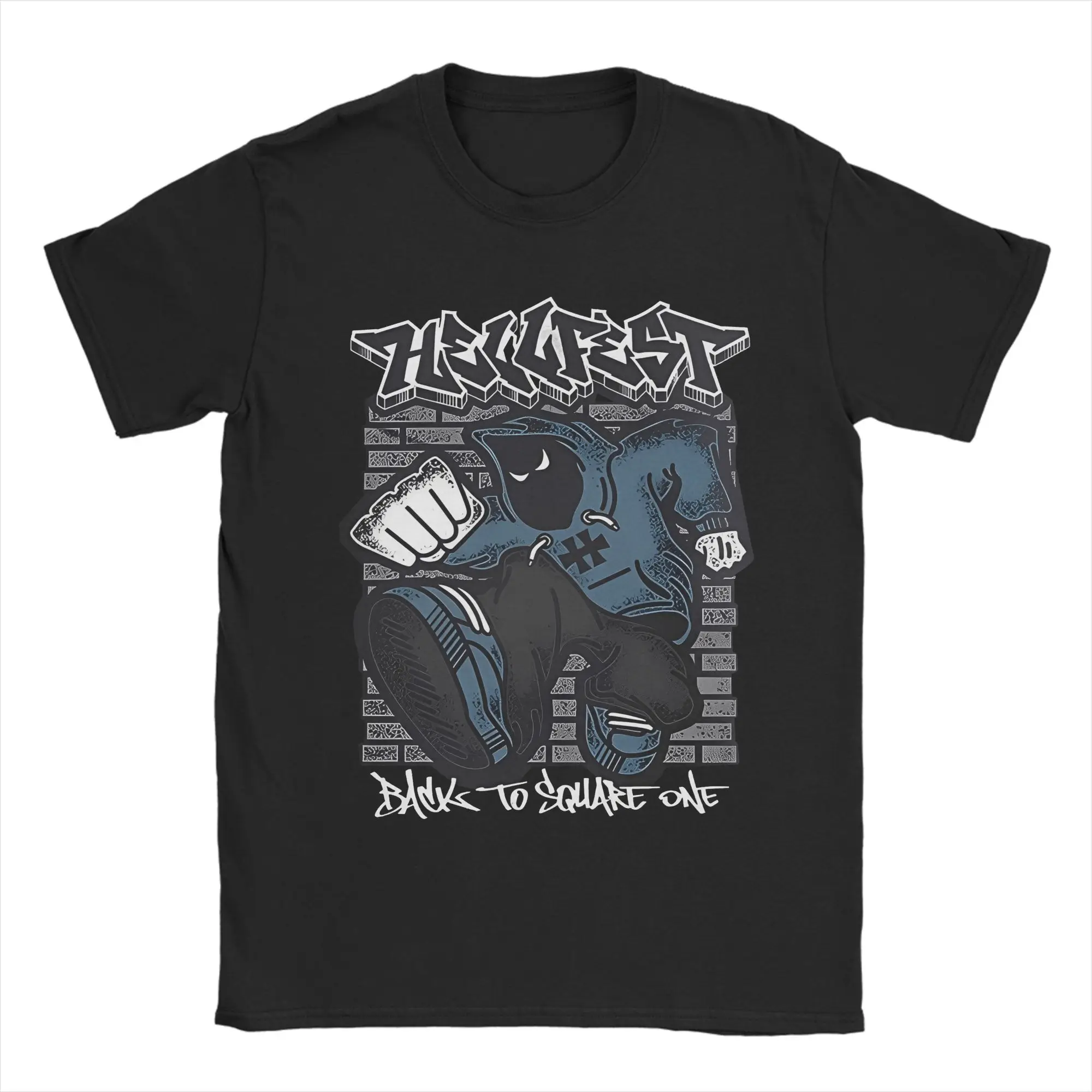 Hellfest Music 2025 남자 티셔츠 참신 티셔츠 반소매 라운드 칼라 티셔츠 퓨어 코튼 생일 선물 의류