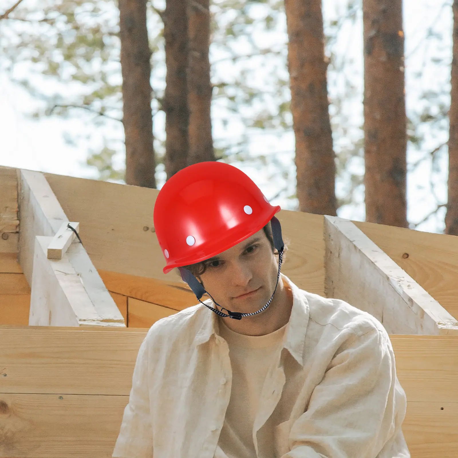 

Bump Cap Safety High-Strength ABS Breathable Cloth Construction Electrical Work Protective Hard Hat Lightweight